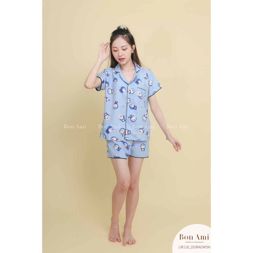 Bộ PIJAMA Bon Ami 100% Việt Nam thoáng mát không nhăn