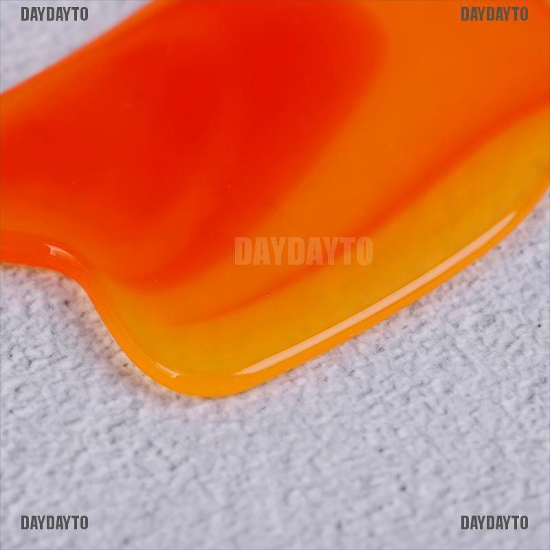 Daydayto Tấm Cạo Massage Cổ Mặt Bằng Nhựa Resin Chống cellulite Thư Giãn