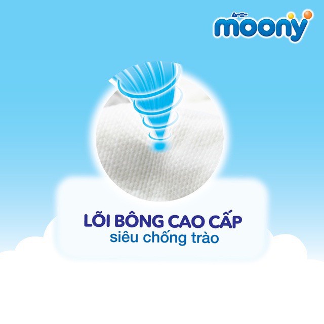Bỉm Dán/Quần Moony Các Size NB90/S84/M58/M64/L54/L44/XL38