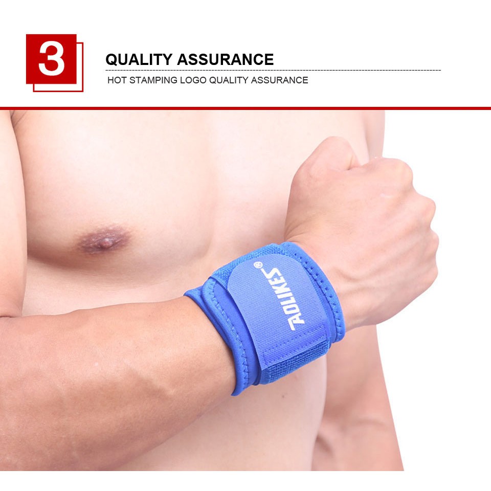 Đai quấn cổ tay AOLIKES A-7936 bảo vệ hỗ trợ khớp cổ tay khi chơi thể thao sport pressure wrist