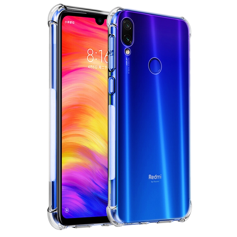 Ốp điện thoại trong suốt chống sốc cho Xiaomi Mi 9/9SE 8/8SE A2 Lite Redmi Note 6 6A S2/Y2 5 5P 5A Note 6 7