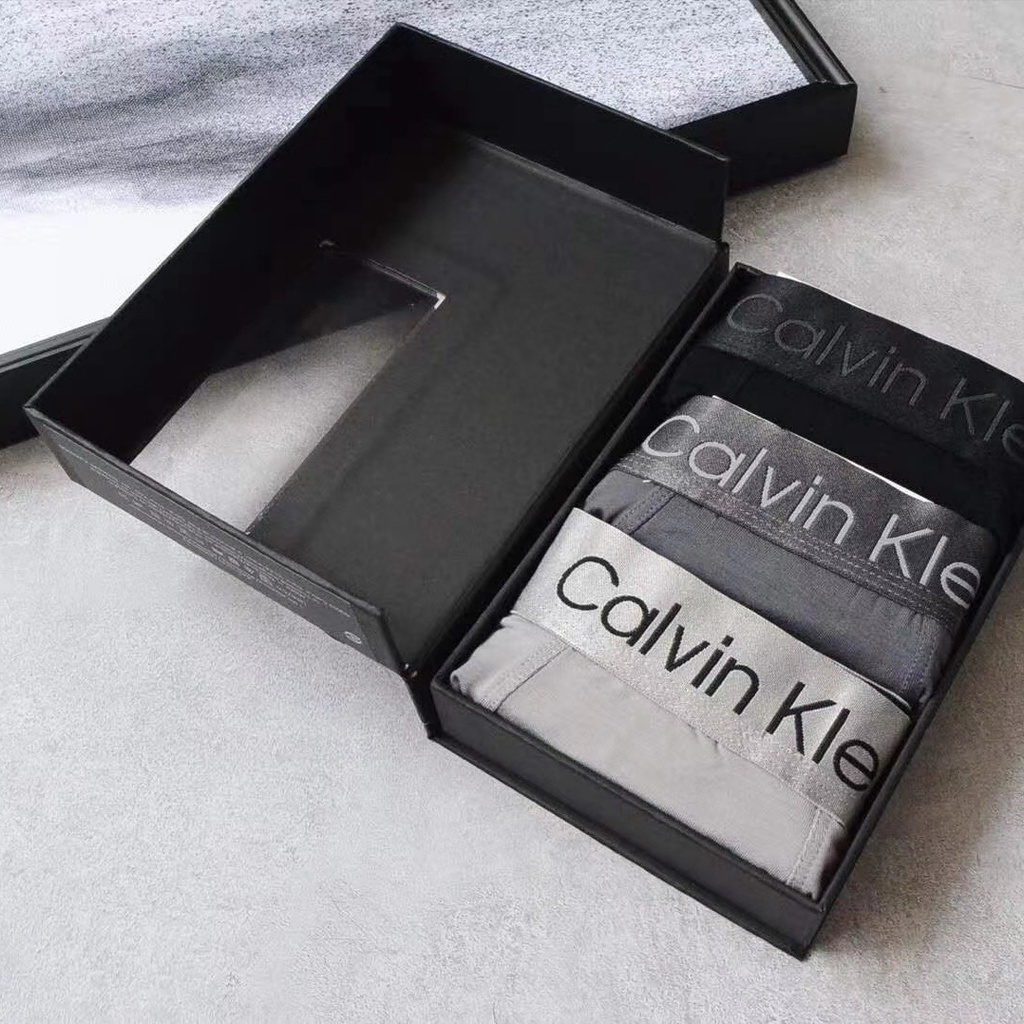 3 Quần Lót Boxer Vải Lụa Lạnh Thoáng Khí Nhanh Khô Thời Trang Nam Cao Cấp