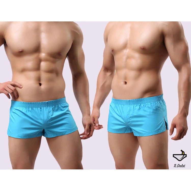 Quần đùi ngủ QN15 đồ ngủ nam chất vải thoáng mát, thoải mái khi mặc