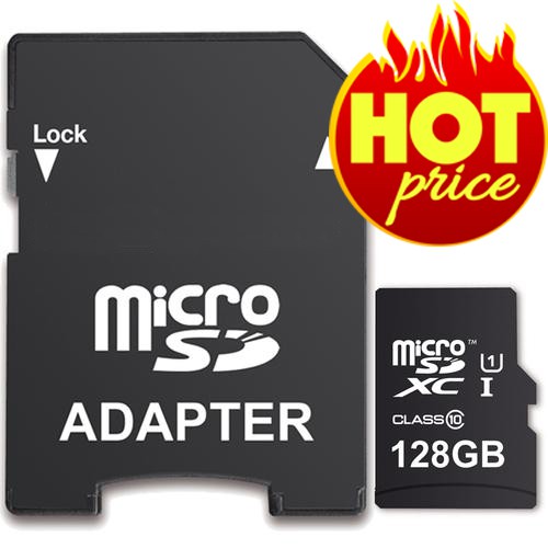 thẻ nhớ 128gb - micro sdxc 128gb - tặng kèm áo thẻ