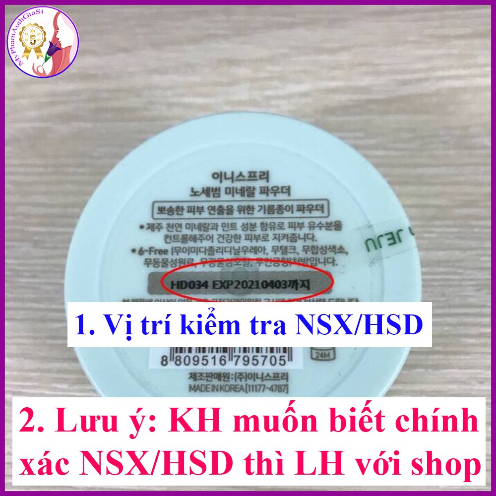Phấn phủ kiềm dầu innisfree no sebum mineral powder | BigBuy360 - bigbuy360.vn