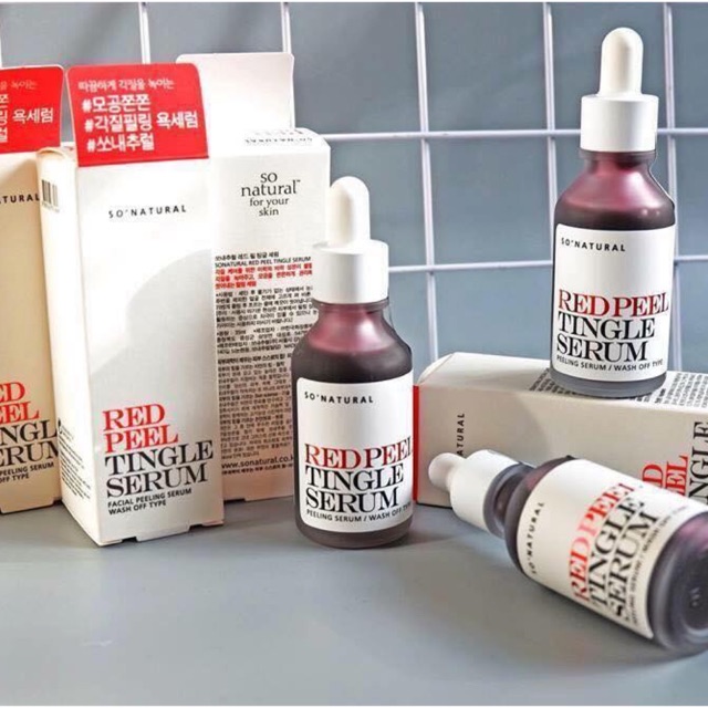 Peel da hoá học red peel tingle serum (tẩy da chết hoá học red peel)