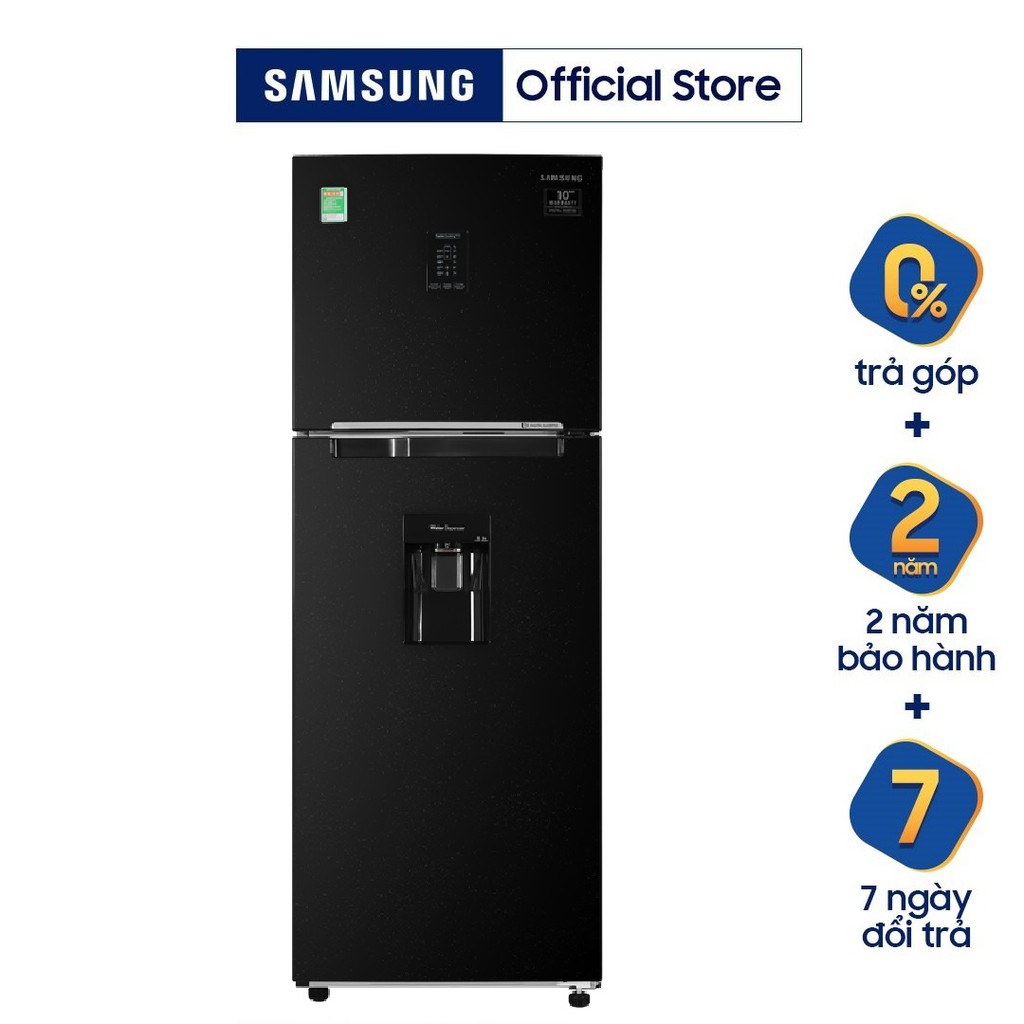 Tủ lạnh Samsung Inverter 319 lít RT32K5932BU/SV Mới 2020, Dàn lạnh hoạt động độc lập Ngăn đá lớn Lấy nước bên ngoài