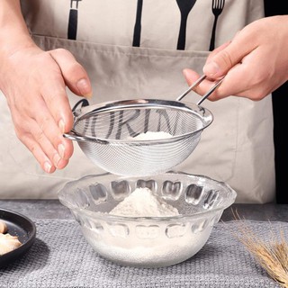Rây Bột Inox Có Tay Cầm