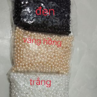 Hạt cườm,hạt bẹt 6li,8 li bịch 100g