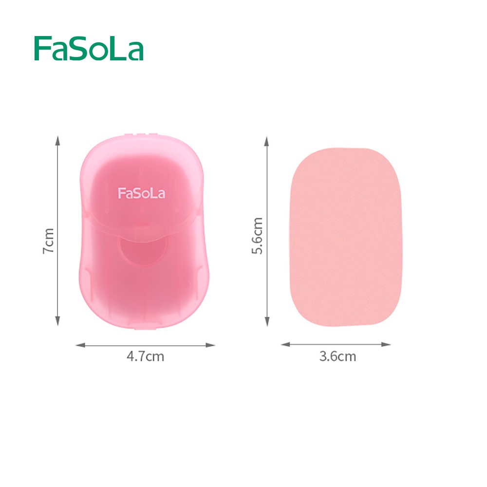 Xà phòng giấy bỏ túi tiện dụng (50 miếng) FASOLA FSLJY-162