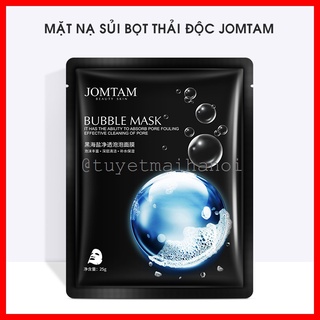 Mặt Nạ Sủi Bọt Thải Độc Jomtam Bubble Mask chiết xuất than tre hoạt tính
