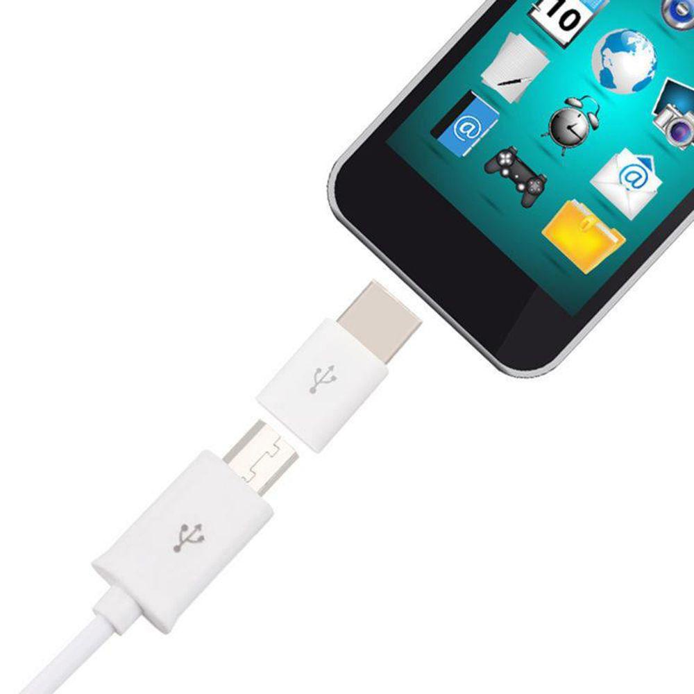 Đầu Chuyển Đổi Micro USB Sang USB-C Bằng ABS Cho Điện Thoại