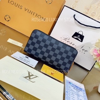[Ảnh thật] Ví Nam Nữ LV  SUPER VIP‼️fullbox, card, túi vải Louis vuitton nam nữ dùng được