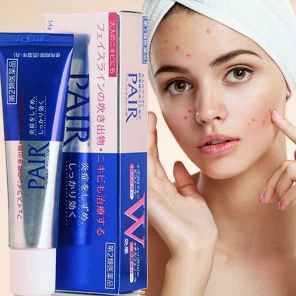 Kem ngừa mụn Pair Acne W Cream Nhật Bản - Tuýp 24g