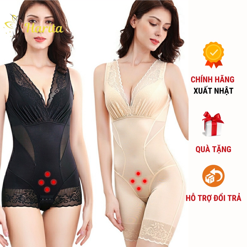 Áo gen định hình toàn thân nịt bụng gen eo giảm mỡ cao cấp xuất Nhật