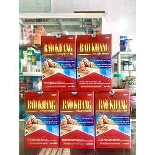 BẢO KHANG TIỀN LIỆT TUYẾN ( hộp 50 viên) - GIẢM PHÌ ĐẠI TUYẾN TIỀN LIỆT, TIỂU KHÓ, TIỂU RẮT VÀ TIỂU ĐÊM Ở NAM GIỚI