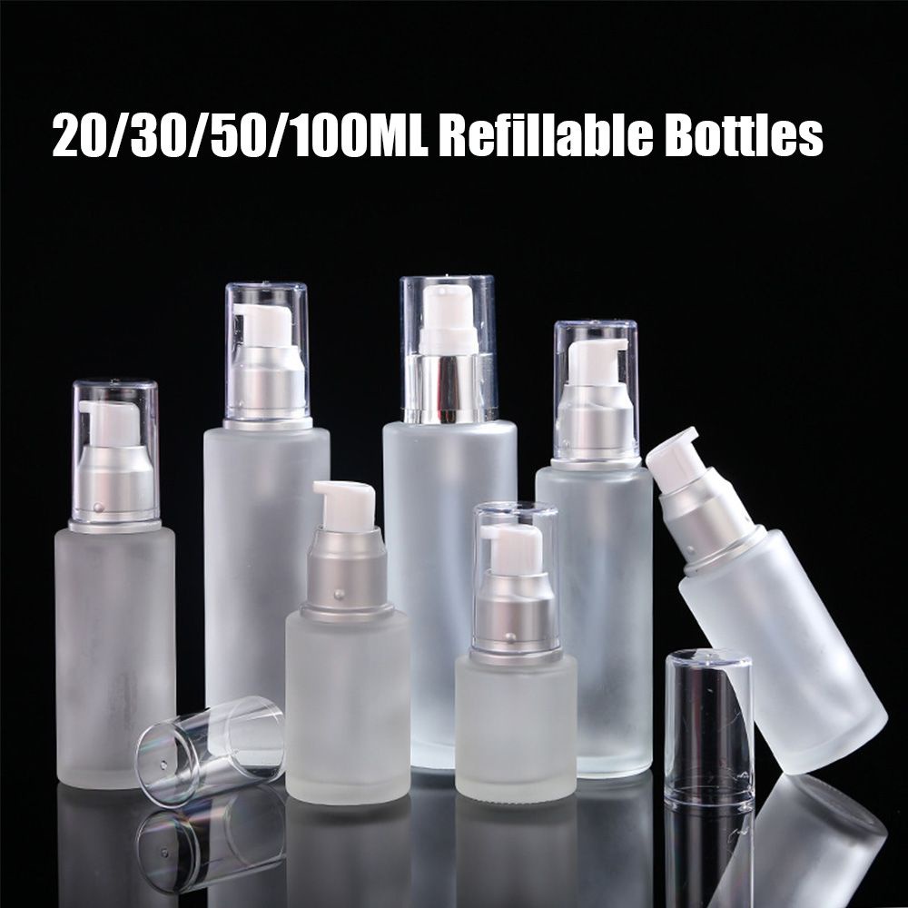 Chai chiết mỹ phẩm bằng thủy tinh trong suốt dạng xịt dung tích 20/30/50/100ML