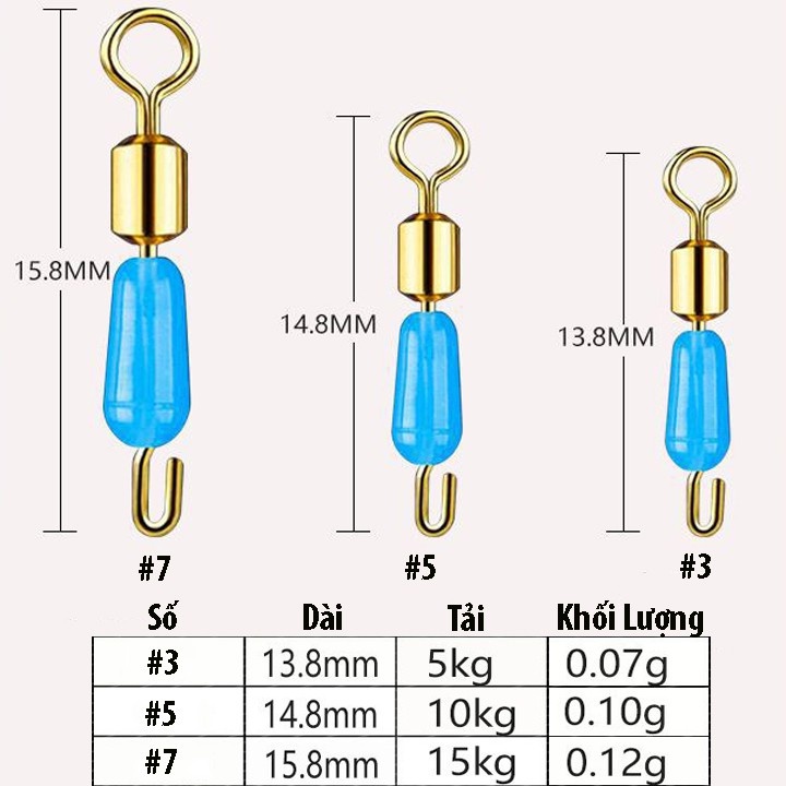 Khóa Link Câu Cá Chống Xoắn, Khóa Link Số 9, Phụ Kiện Câu Đài Cao Cấp