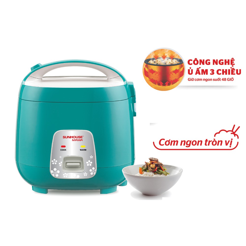 NỒI CƠM ĐIỆN 1.8L SUNHOUSE MAMA SHD8652G