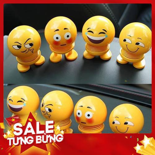 [Hàng Sẵn]Thú nhún Emoji icon lắc lò xo Siêu chất Siêu vui Giảm Stress (trộn đều mẫu)