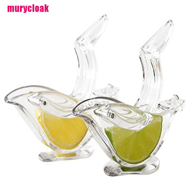 【mur】Acrylic Lemon Clip Transparent Fruit Juicer Home Kitchen Bar Gadget Boat Shape