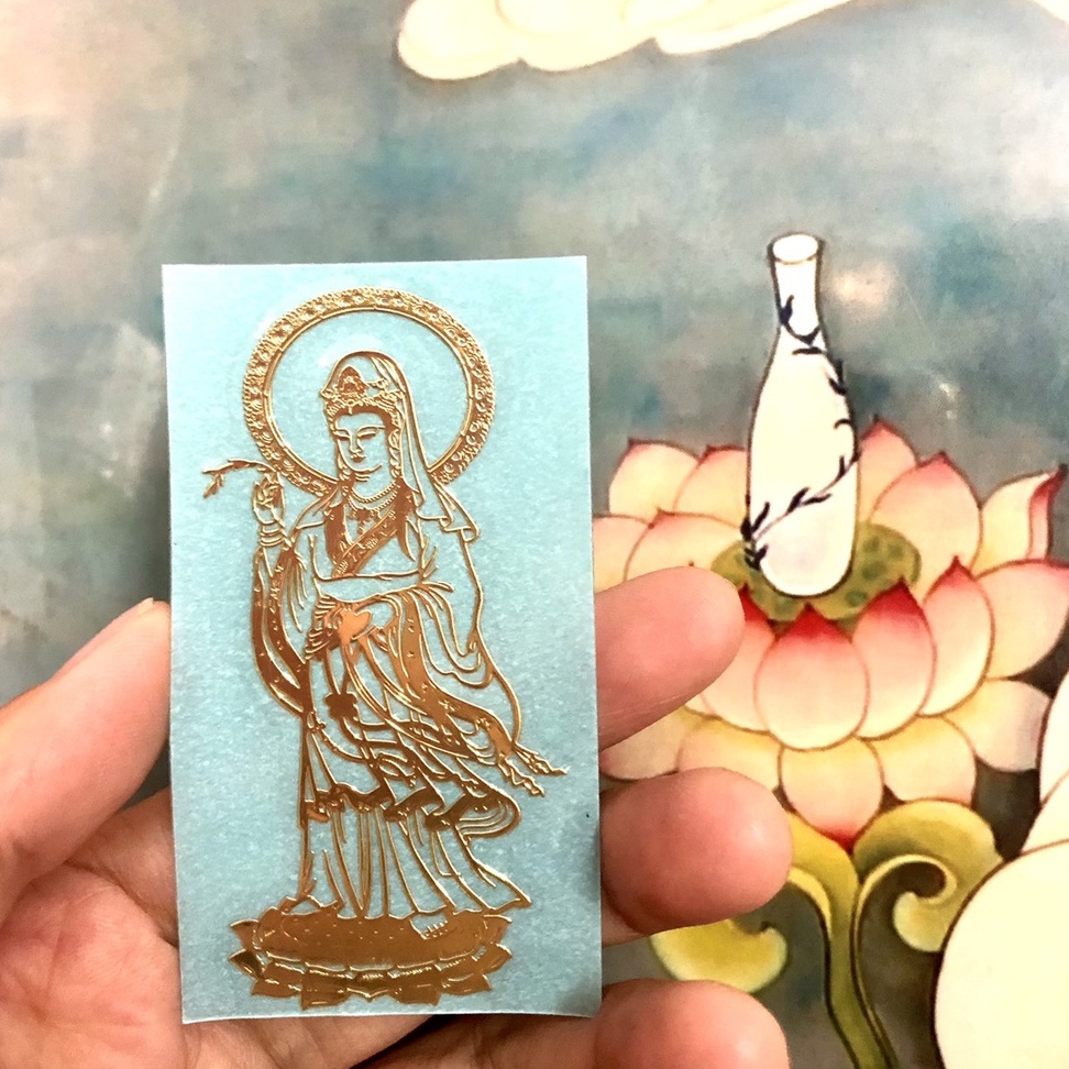 Linh Phù QUAN THẾ ÂM -Miếng dán điện thoại - SONG NGƯ - NGOẠ HỔ - RỒNG - PHƯỢNG HOÀNG- VÀ nhiều hình khác