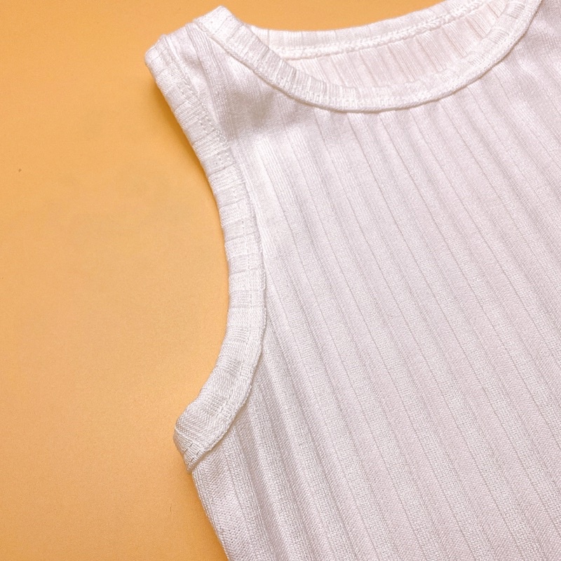 Tank top thun gân August25 từ 20kg-60kg có size cho Mẹ và cả bé