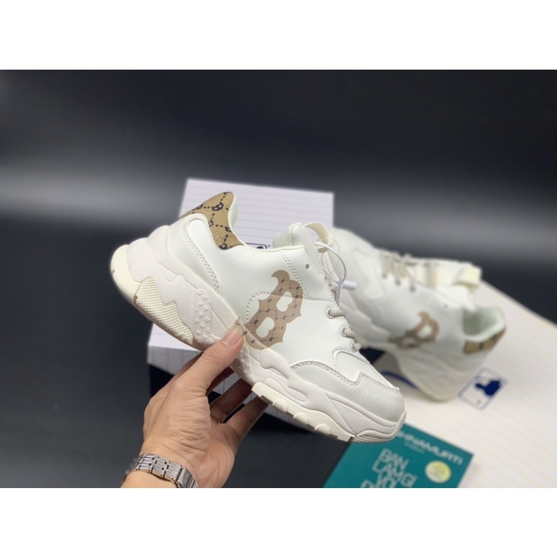 Giày thể thao nam nữ M.L.B Chunky Mono B nâu - M15