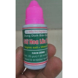 DUNG DỊCH BẢO QUẢN- GIỮ HOA LÂU TÀN