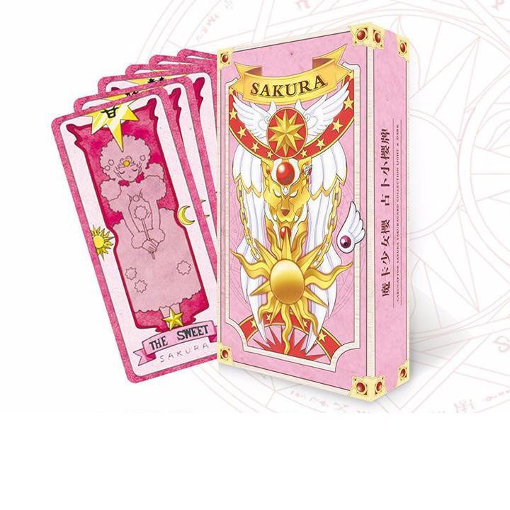 Hộp thẻ bài pháp thuật Clear Card Clow Cardcaptor Sakura Thủ lĩnh thẻ bài quà tặng xinh xắn