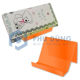 Kệ Đế Mica Trưng Bày Bóp Ví Nữ (Cam) - Combo 10 cái