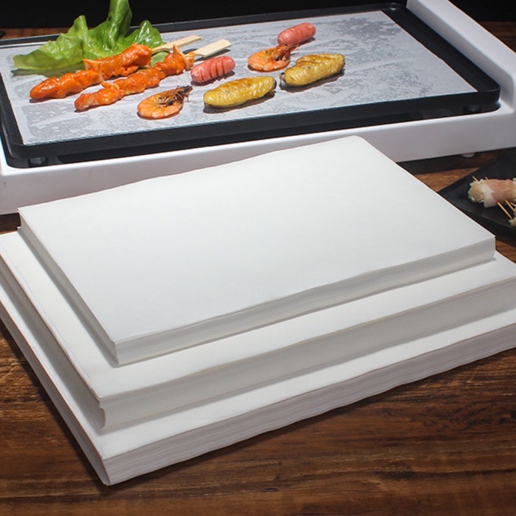 [Voucher &amp; Dịch vụ] Giấy nến cắt sẵn theo kích thước khay lò nướng 100 tờ