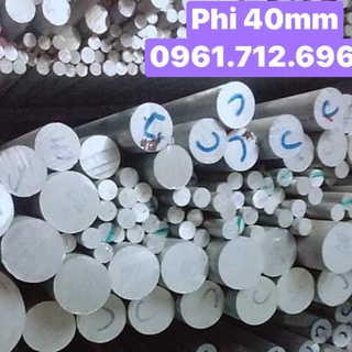 Trục nhôm tròn đặc phi 40mm -a6061