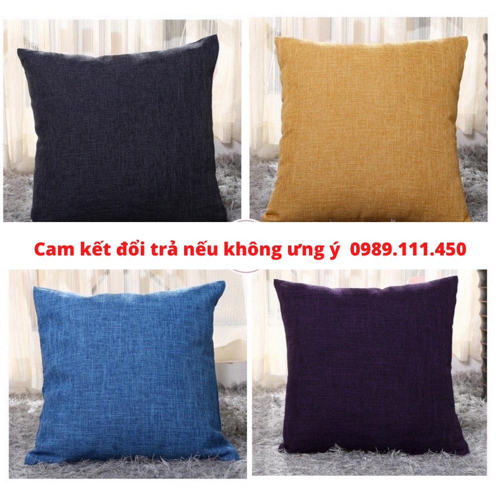 Gối tựa lưng, gối tựa sofa, gối tựa vuông 45x45 (cả vỏ cả ruột )