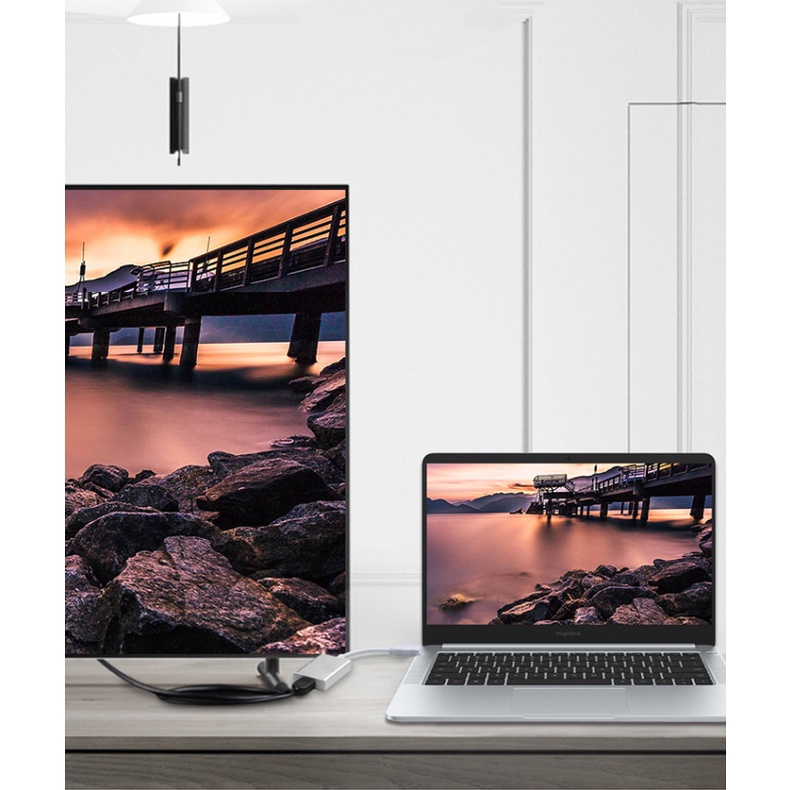 Cáp chuyển đổi USB 3.0 sang HDMI fullHD 1080P vỏ nhôm dùng cho Windows và MacOS