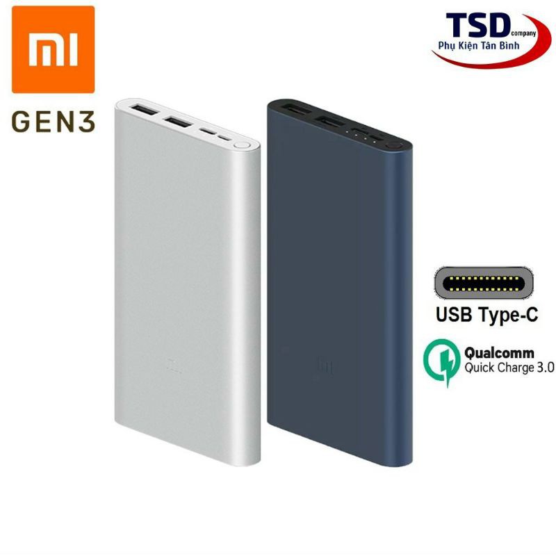 PIN DỰ PHÒNG XIAOMI CHÍNH HÃNG 10.000 MAH,,