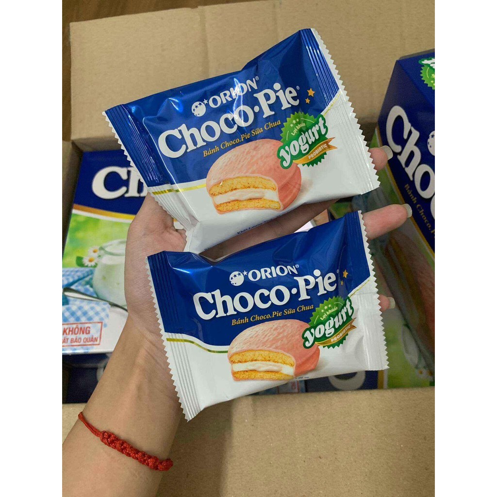 Bánh Chocopie Vị Sữa Chua (1 Bịch 12 Cái )