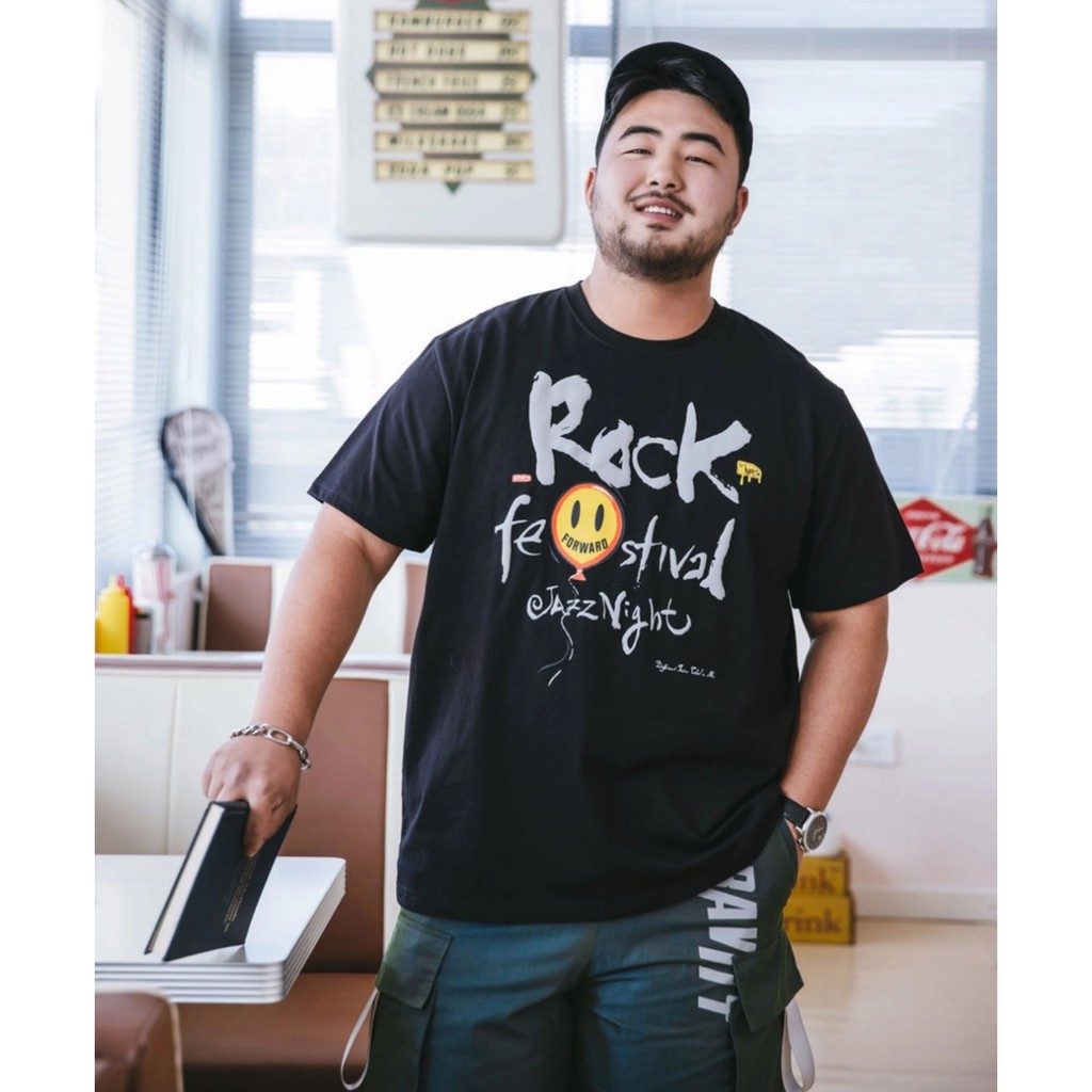 Áo Sweater Form Rộng Oversezi In Theo Phong Cách Hàn Quốc Năng Động Cho nam nữ mặt cười nghiêng