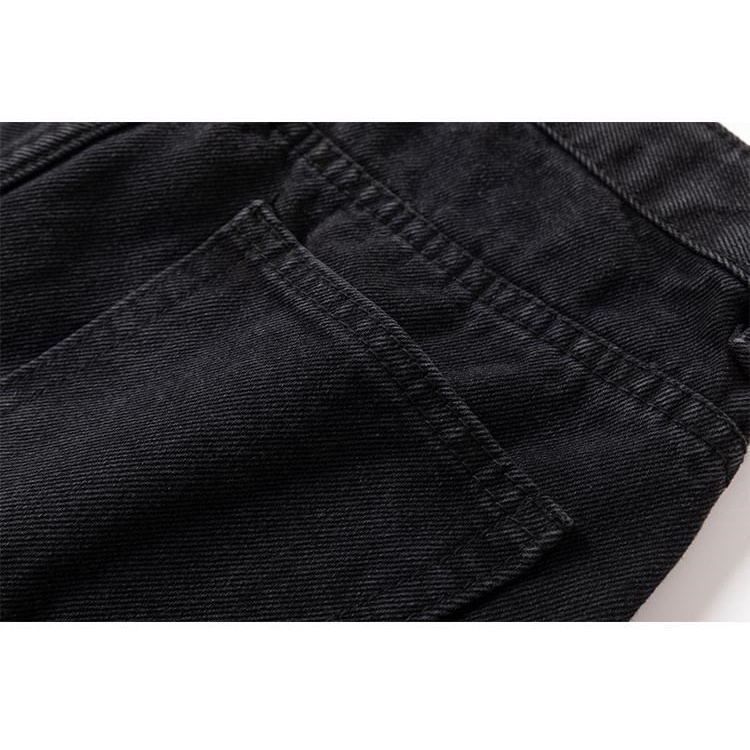 Quần Jean Dài Lưng Cao Dáng Rộng Thiết Kế Mới Thời Trang Theo Phong Cách Hàn Quốc