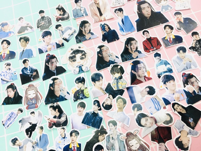 20-50 Sticker tiêu chiến , Sticker vương nhất bát bóc dán