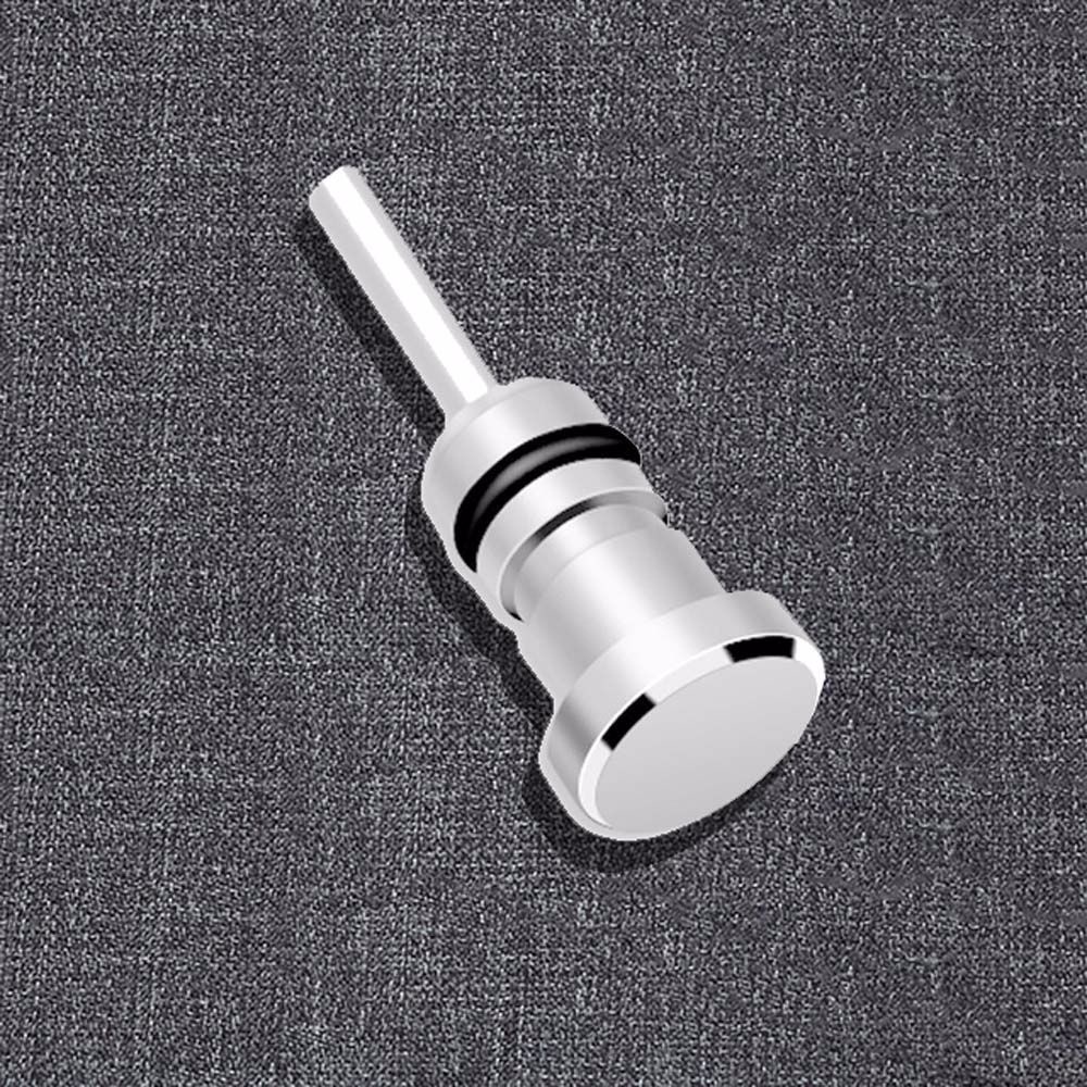 Nút Bịt Chống Bụi Khe Cắm Thẻ Sim Tai Nghe 3.5mm Bằng Kim Loại Nhiều Màu Cho Điện Thoại / Laptop