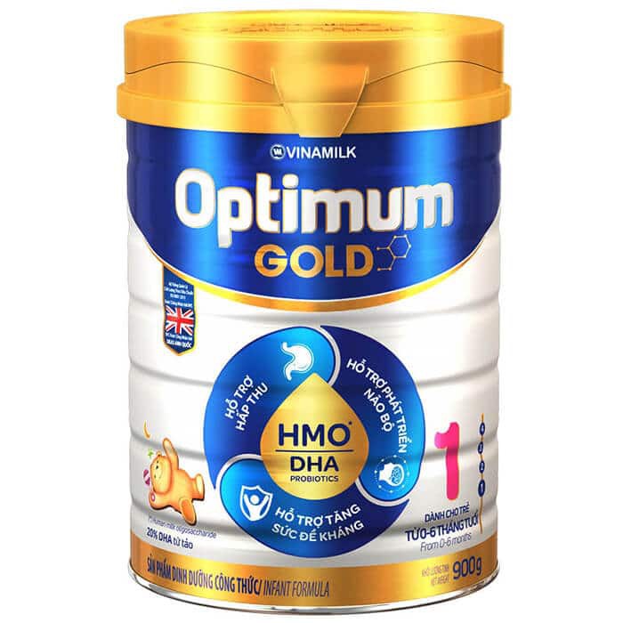 Sữa tiêu hóa tốt👨‍❤️‍💋‍👨Freeship👨‍❤️‍💋‍👨Sữa Optimum Gold 1 2 3 4 HMO - 900g