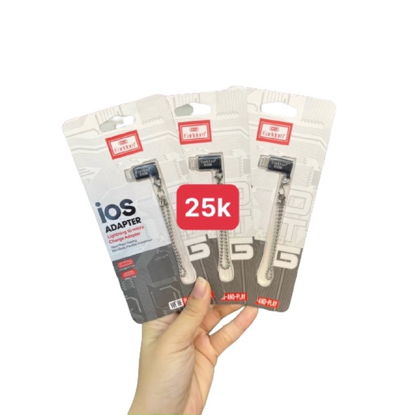 Đầu Chuyển Micro USB to Lightning Earldom OT-08