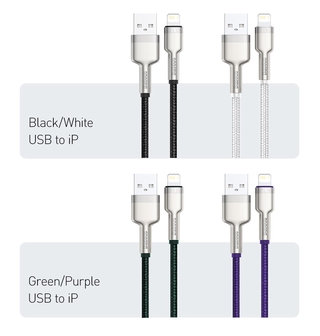 Cáp sạc nhanh Baseus cổng USB 2.4A dành cho iPhone 11 12 Pro Max