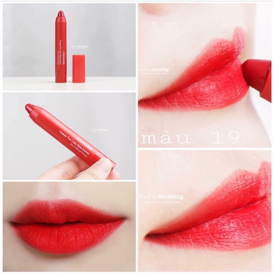 Son bút chì siêu lì Mamonde Creamy Tint Color Balm Intense | BigBuy360 - bigbuy360.vn