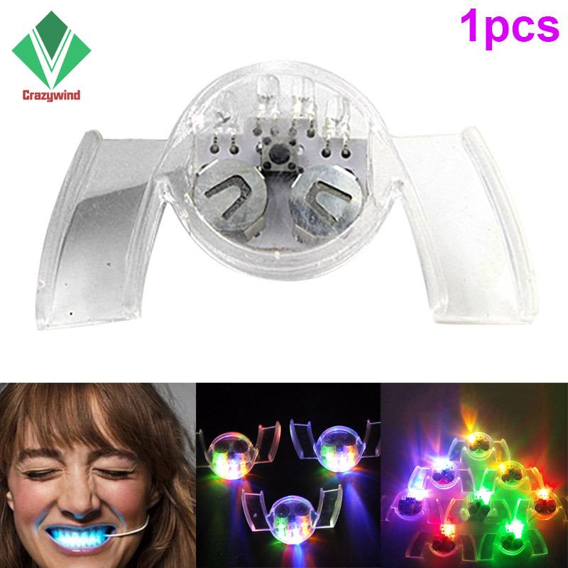 Đèn LED nhấp nháy gắn miệng dùng để hóa trang Halloween