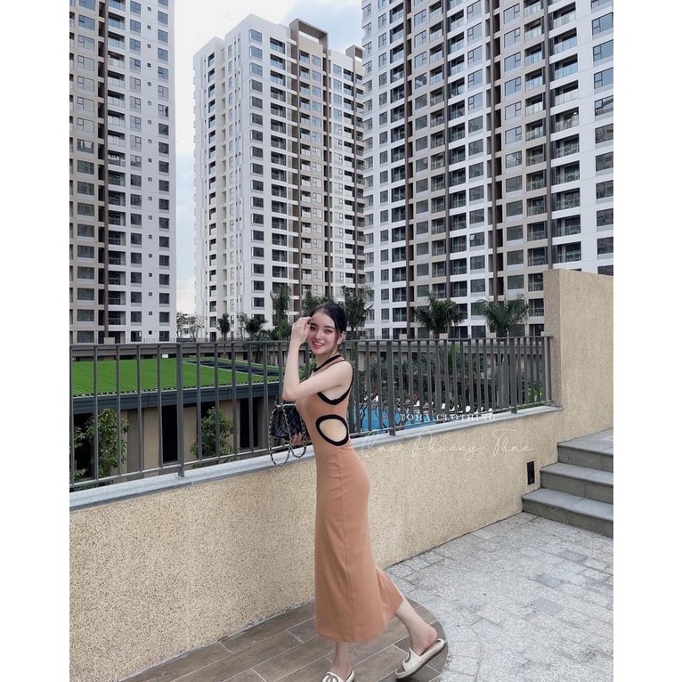 Đầm Body Viền Sát Nách Phom Dài Thun Borip Thích Hợp Mặc Đi Tiệc Đi Làm Đi Chơi | BigBuy360 - bigbuy360.vn