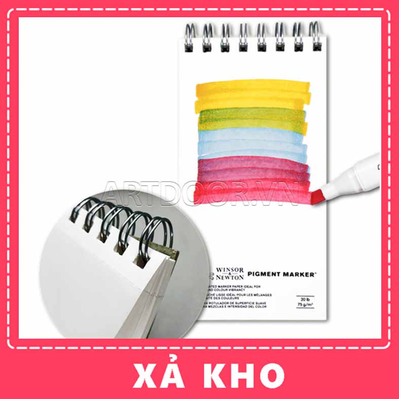 [ARTDOOR] Sổ vẽ Marker W&amp;N 75gsm (Mini 13*7cm, 74 tờ)