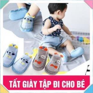 1 đôi tất tập đi cho bé| dép tập đi chống trơn trượt an toàn cho bé từ 0 đến 3 tuổi