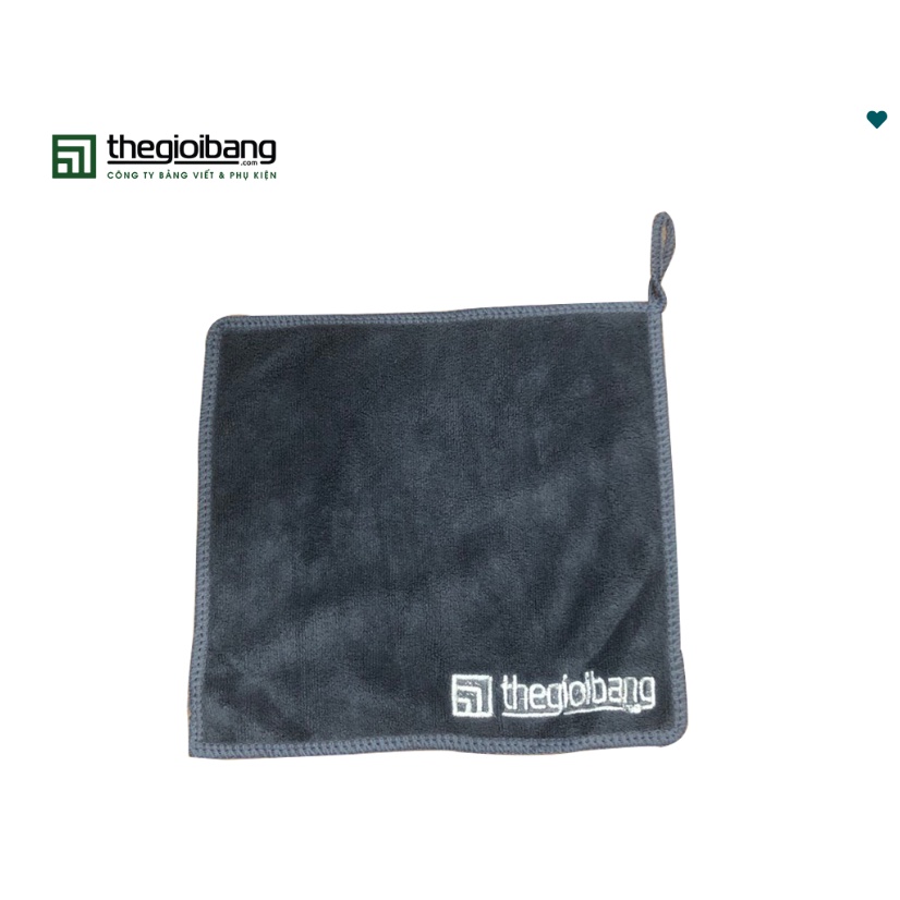 Khăn lau bảng trắng, bảng xanh - Khăn lau Microfiber - Logo Thegioibang